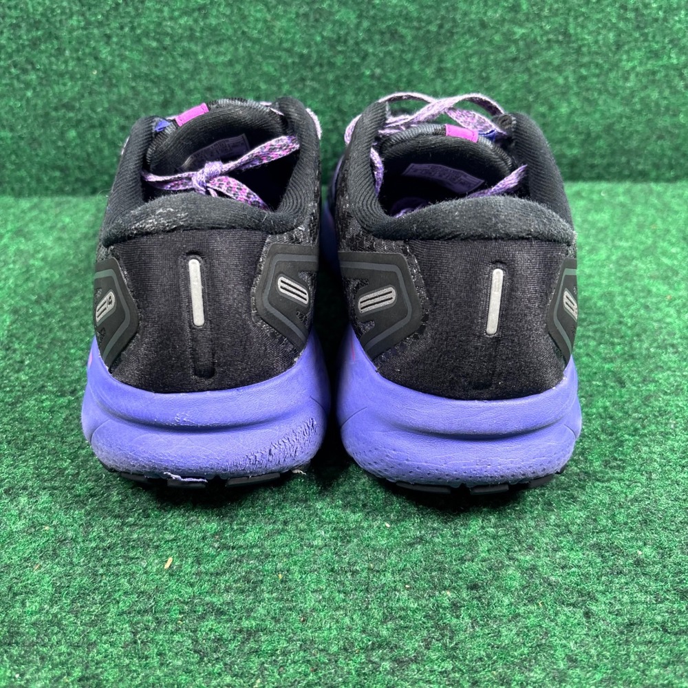Brooks Ghost 14 Womens Running Shoes 8 Leopard Print Purple Black 1203561B098 - Picture 5 of 8